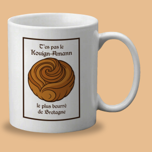 Mug humour breton Kouign-Amann sublimation céramique - Aela Creations
