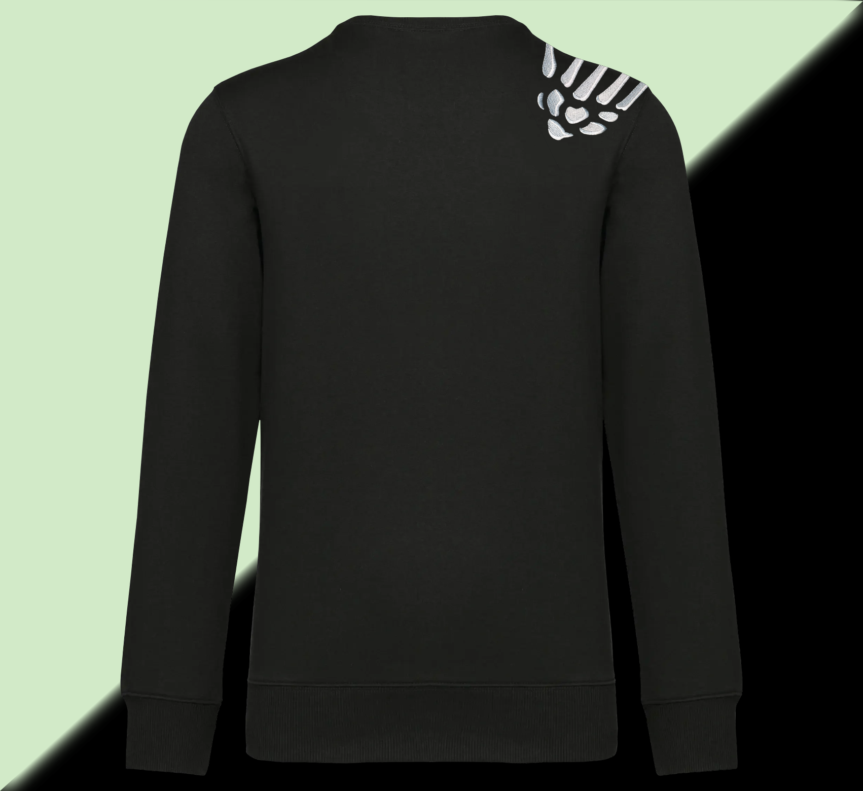 Sweat dos main Squelette Halloween
